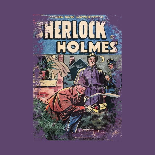 Sherlock Homes - Comic Book Cover by The Blue Box