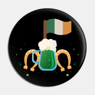 St Patricks Day Beer Pin