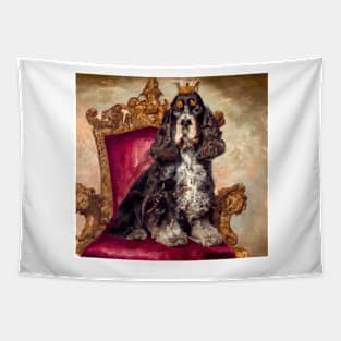 The Cocker Spaniel King Tapestry