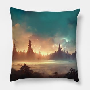 Nature Dream Landscape Pillow