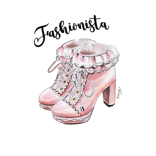 Fashionista by Viktoria Love Art