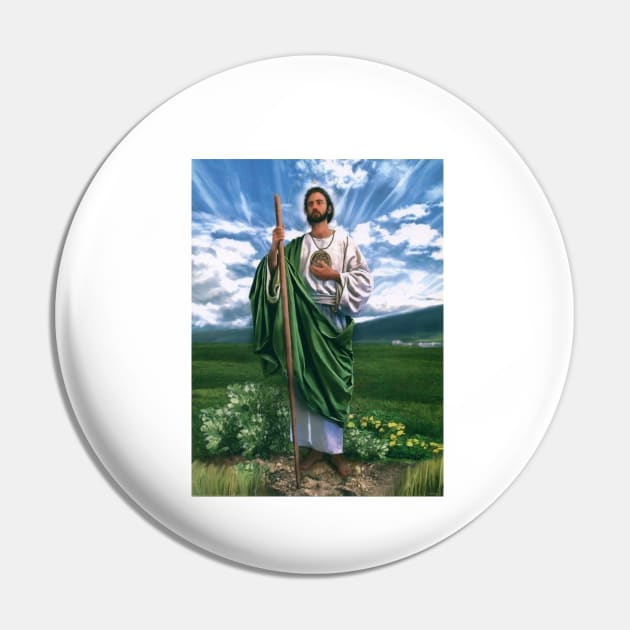 San Judas Thaddeus Pin by FlorenceFashionstyle