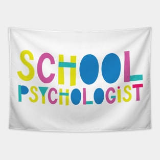 School Psychologist Gift Idea Cute Back to School Tapestry