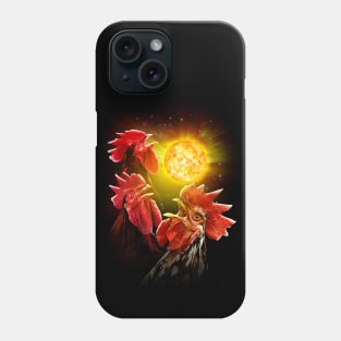 Crowing At The Sun Phone Case