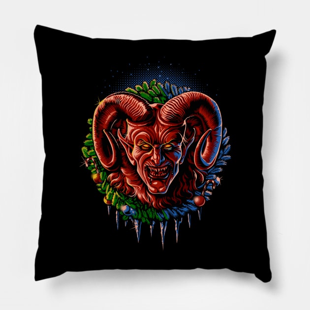 Have a very Krampus Christmas Pillow by BER