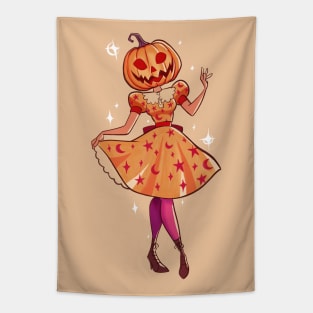 Pumpkin queen Tapestry