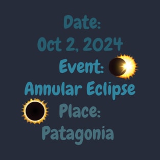 Patagonia Annular Solar Eclipse 2024 T-Shirt