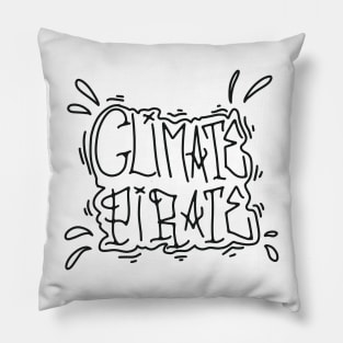 Climate pirate Pillow