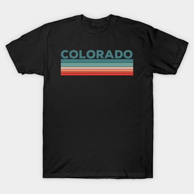 Discover Colorado Retro Vintage 70s 80s Design - Colorado - T-Shirt