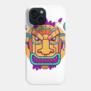 Mecha Tiki Mask Phone Case