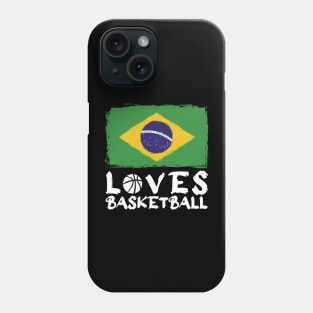 Brazil Loves Basketball Phone Case