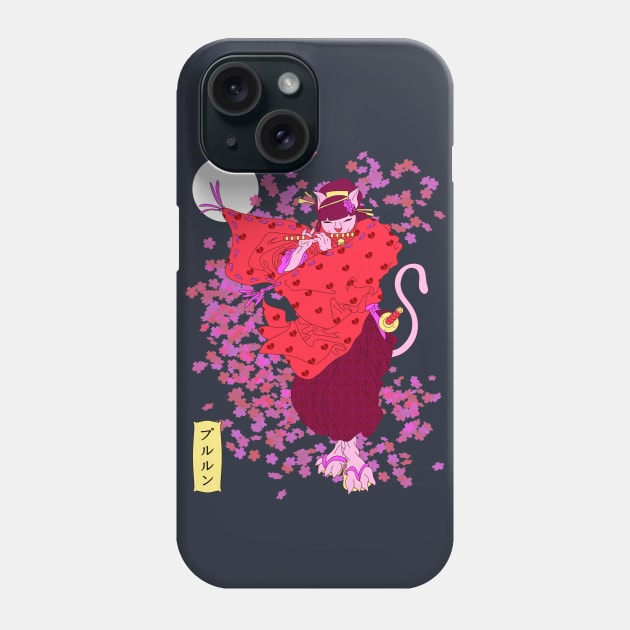 Oekiyo E Pizzacat Phone Case by Pinteezy