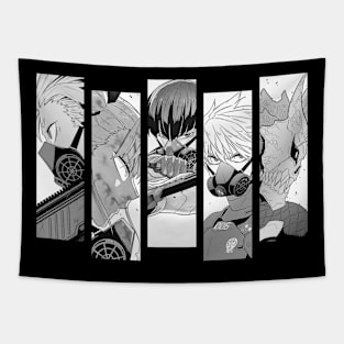 The all heroes of kaiju no 8 Tapestry