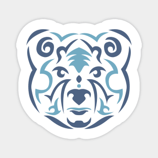 Color bear face Magnet