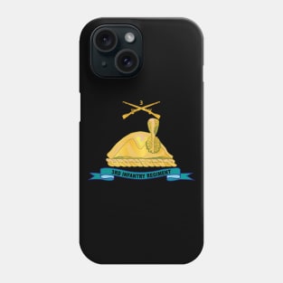 3rd Infantry Regiment w Br - Ribbon Phone Case