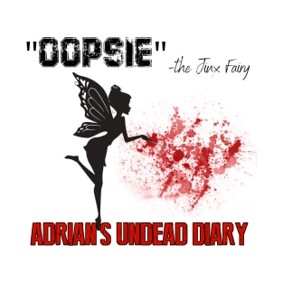 The Jinx Fairy - a zompoc bad luck omen. (black print) T-Shirt