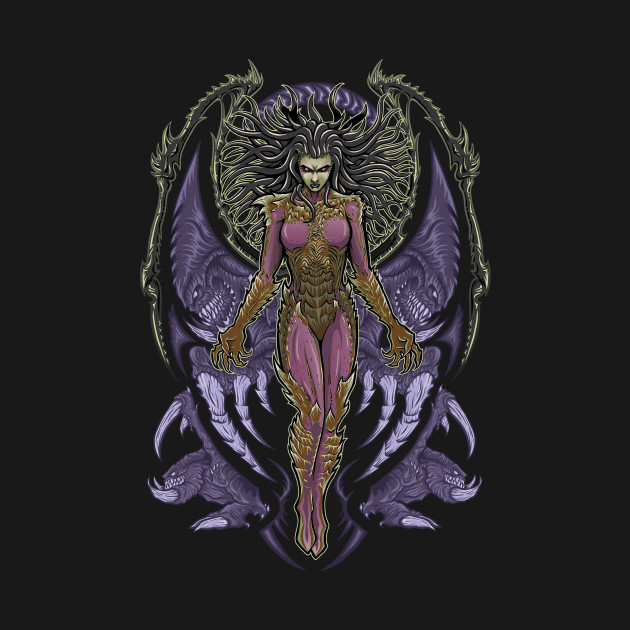 Disover The Queen of Blades - Videogames - T-Shirt