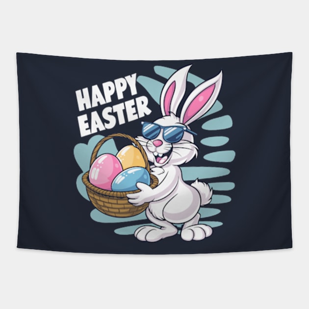 Rabbit Easter Day Eggs Boys Girls Kid gift bunny Tapestry by Shopinno Shirts