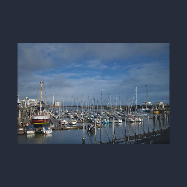 The Marina at Blyth South Harbour, Northumberland by Violaman