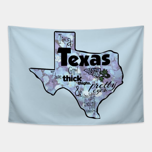 Texas Girl Tapestry by ShawneeRuthstrom