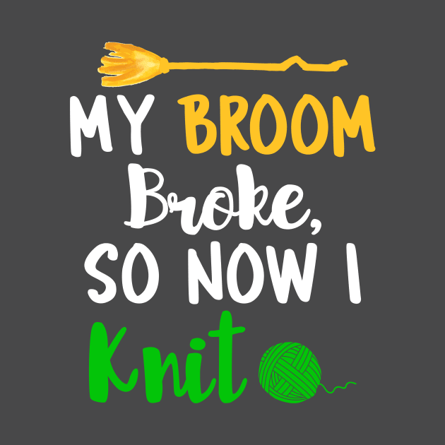 Funny Broom Broke No Knit Design by Jled
