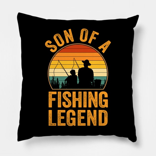 Fishing Legend Pillow by SmithyJ88