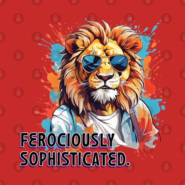 Lion Man T-Shirt: 'Ferociously sophisticated by jemr