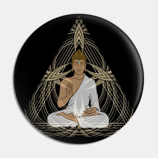 Buddha in the Energy Pyramid Pin