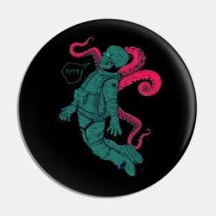 Cthulhu Skull Astronaut Pin