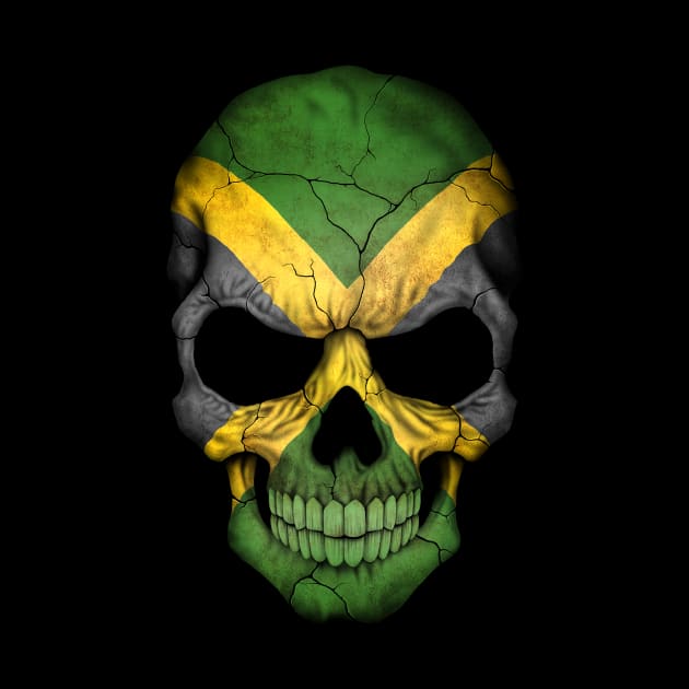 Jamaican Flag Skull by jeffbartels