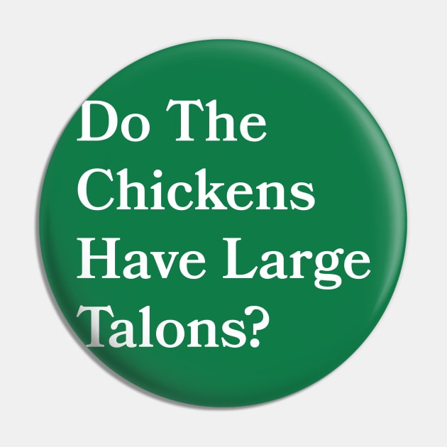 Do The Chickens Have Large Talons Pin by Bookmania