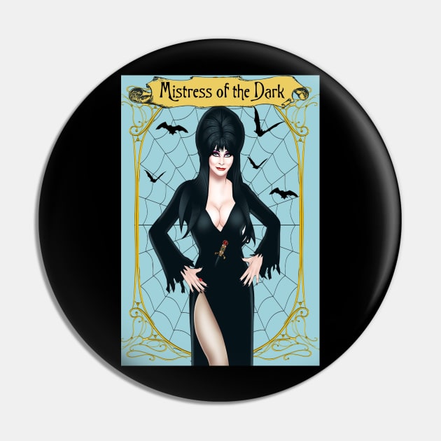 Elvira Goth Queen Pin by CreatingChaos