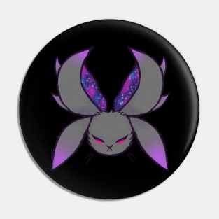 Angry Alien Bunny Pin