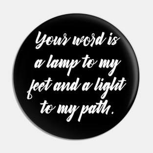 Psalm 119:105 Bible Verse English Standard Version Pin