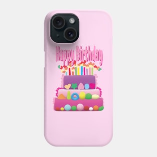 Happy Birthday Cake Phone Case