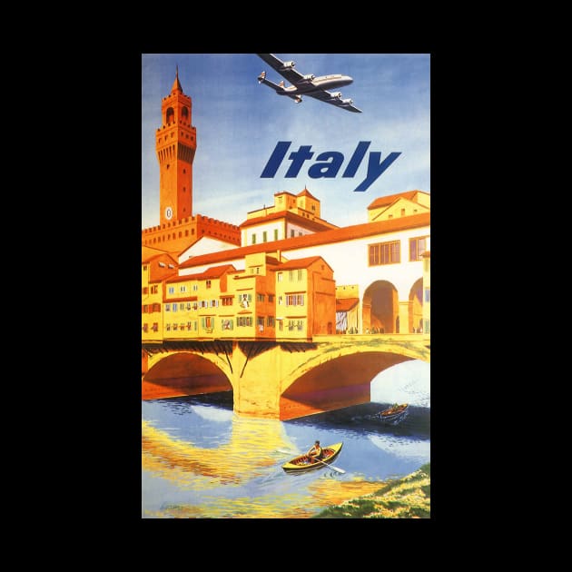 Vintage Travel Poster, Florence, Italy by MasterpieceCafe