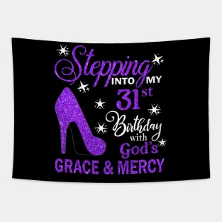 Stepping Into My 31st Birthday With God's Grace & Mercy Bday Tapestry