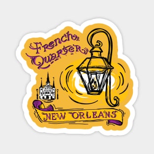 French Quarter Lantern Magnet