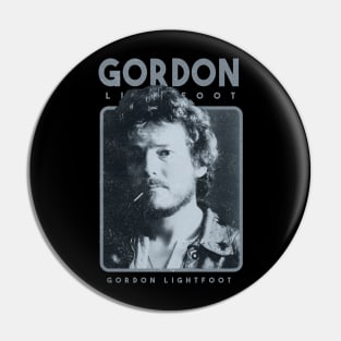 Gordon Lightfoot singer retro Pin