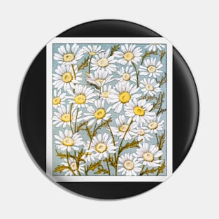 Flower painting Pin