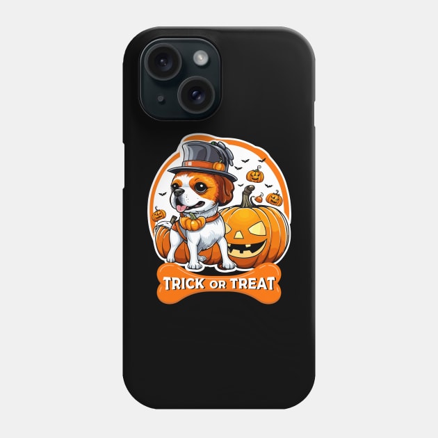 Halloween Dog Phone Case by Kingrocker Clothing