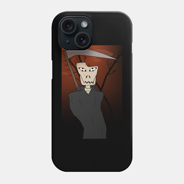 Skull head Phone Case by CregorysComics