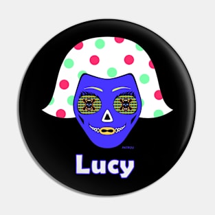 Lucy Purple Pin