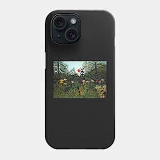 Jungle with Setting Sun, 1910 Phone Case