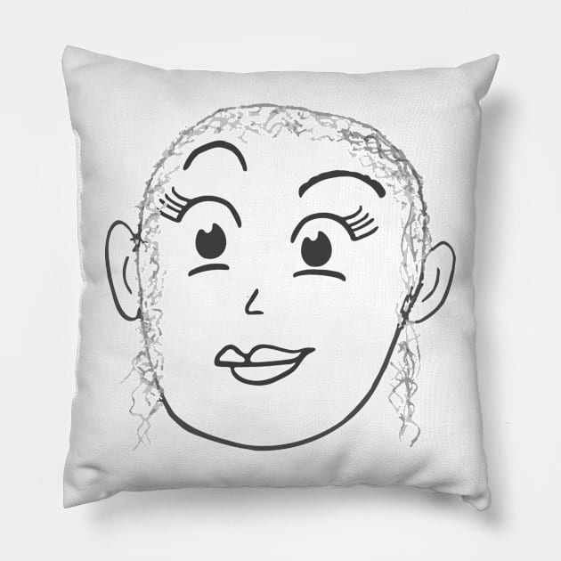 A Divine Feminine By The Name Of Athena Pillow by G-Worthy