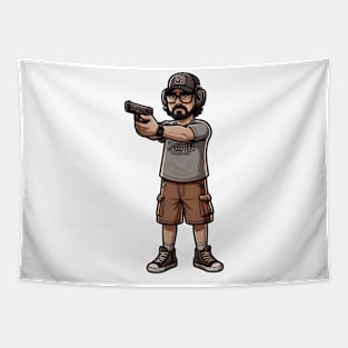 Tactical Man Tapestry