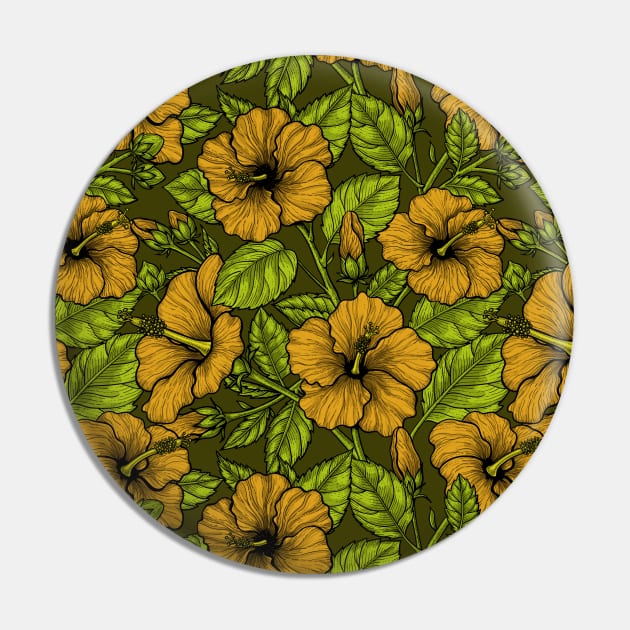 Yellow hibiscus Pin by katerinamk