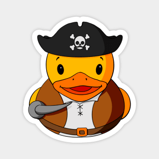 Pirate Rubber Duck Magnet