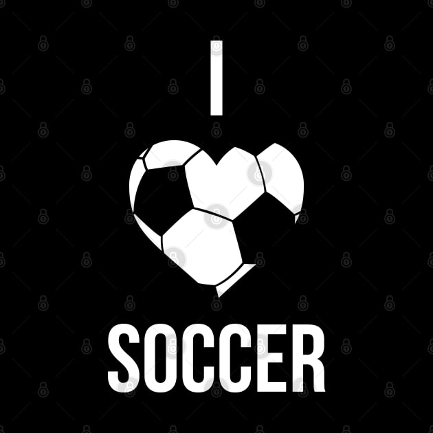 I Love Soccer by TShirtWaffle1