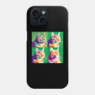 American Bobtail Pop Art - Cat Lover Gift Phone Case